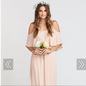 NWT💃🏻 CAITLIN RUFFLE MAXI DRESS